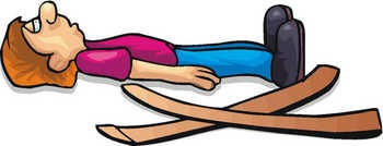 man lying on his back unconscious sleeping cartoon
